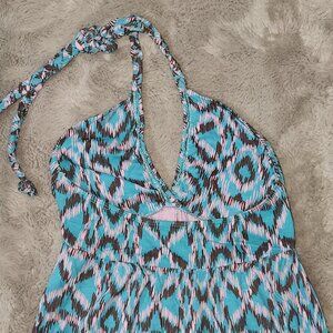 Halter Mini Dress Size S - 100% Cotton